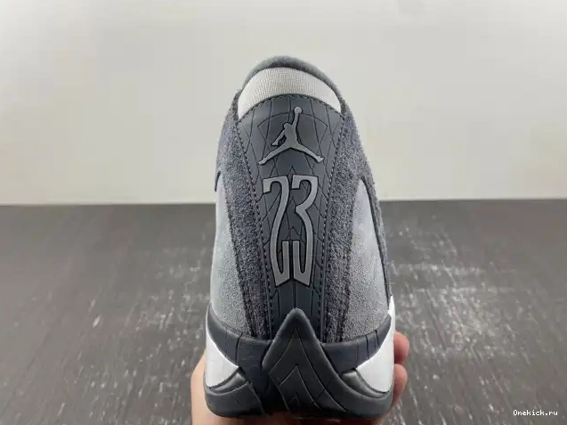 One Kick Grey Jordan Air 14 FJ3460-012 Flint 0530